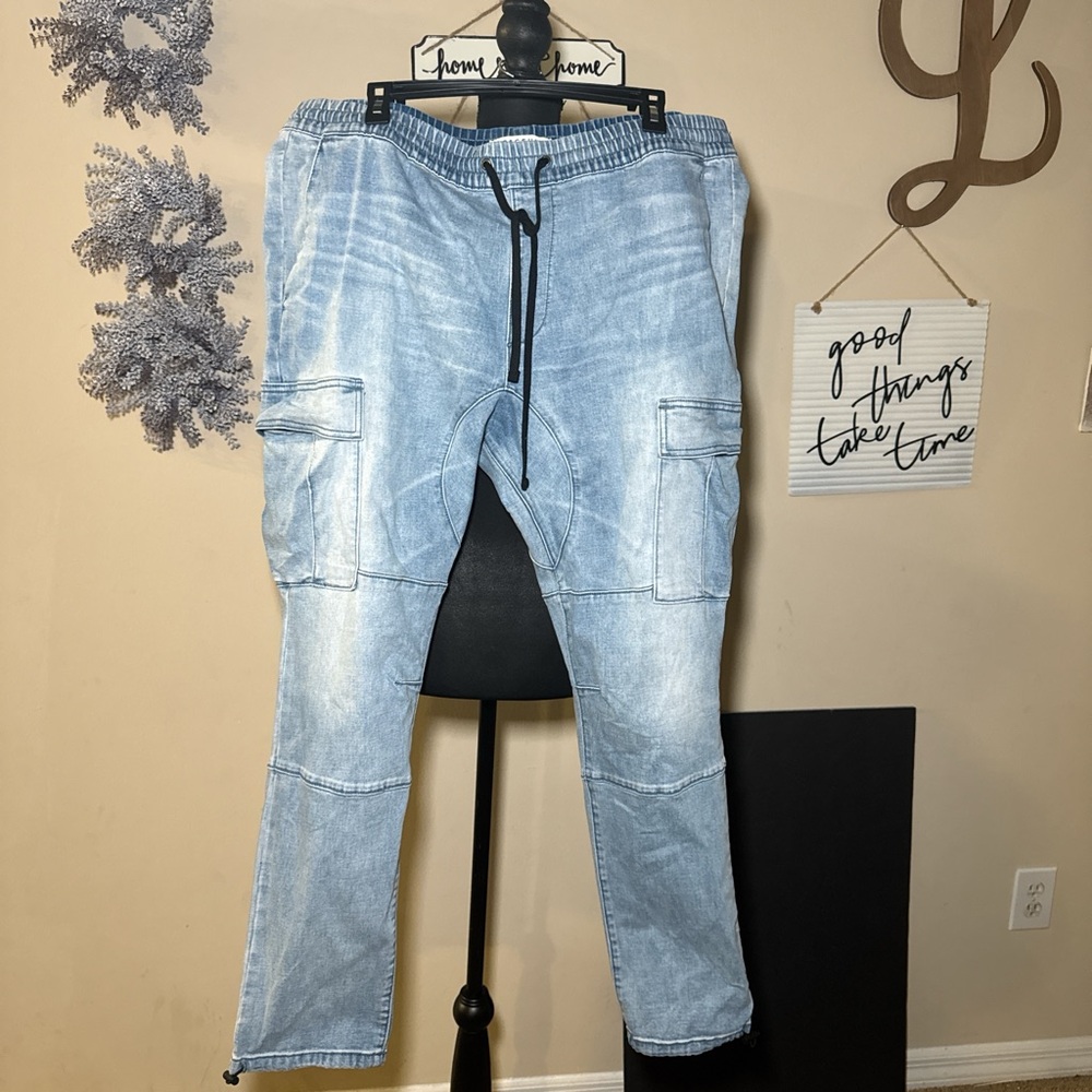 Light Blue Men's Cargo Pants